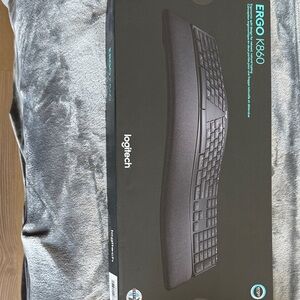 New! Logitech ERGO K860 Wireless Keyboard - Black